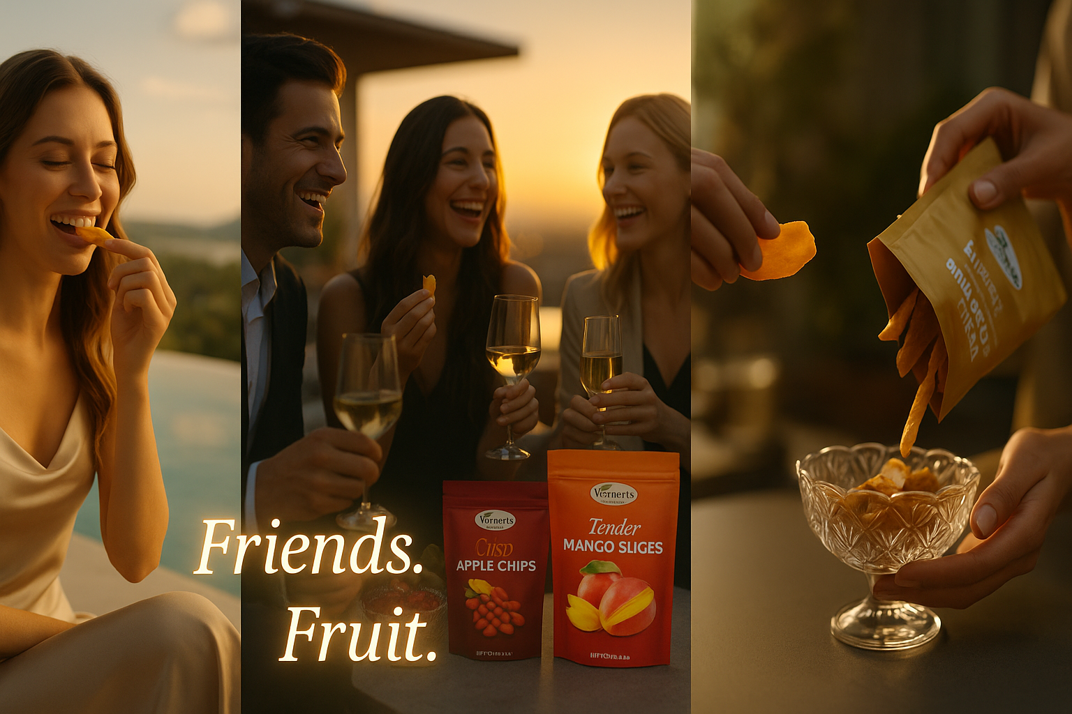 Fruit. Friends. Fun